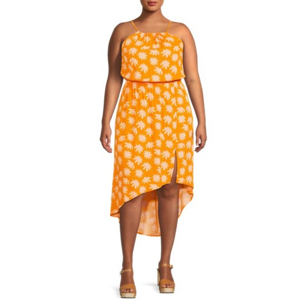 Heart N' Crush Women's Plus Size Spaghetti Strap Dress